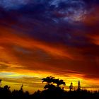coucher soleil à la Baie d'Anse Vata - Nouméa, Nouvelle Calédonie