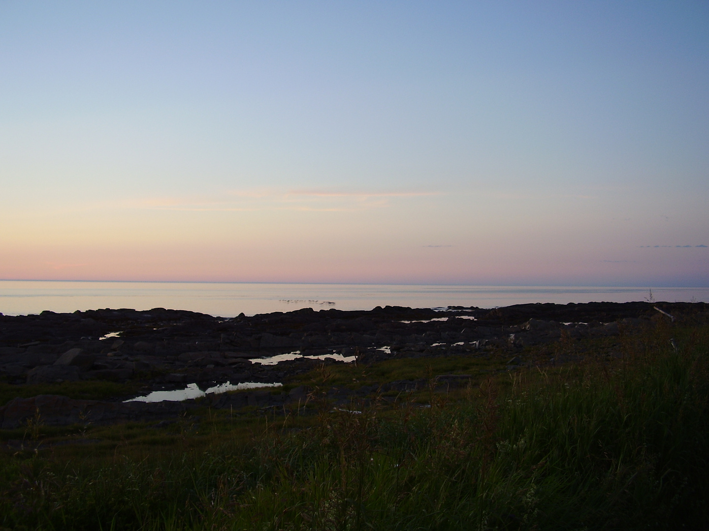 Coucher soleil Métis sur mer-Gaspésie