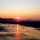 coucher soleil,  plage de carroual, Bretagne  