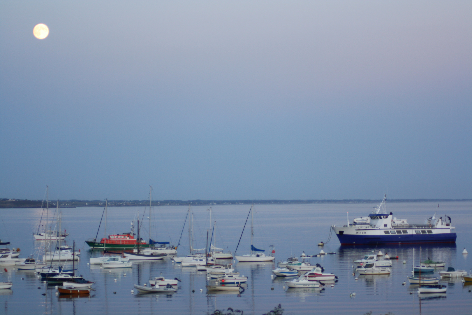 Coucher soleil sur Audierne