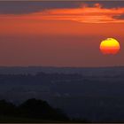 Coucher soleil sur la vallée de la Baïse - Sonnenuntergang auf den Baïse-Tal