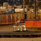 Coucher sur le banc