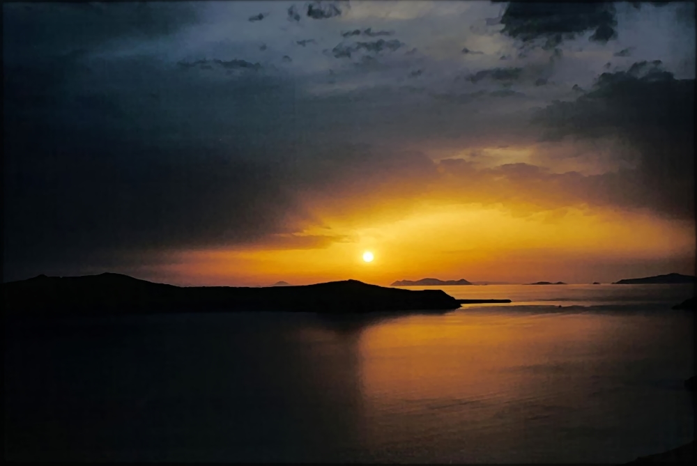 coucher sur le cratère marin (filtré)