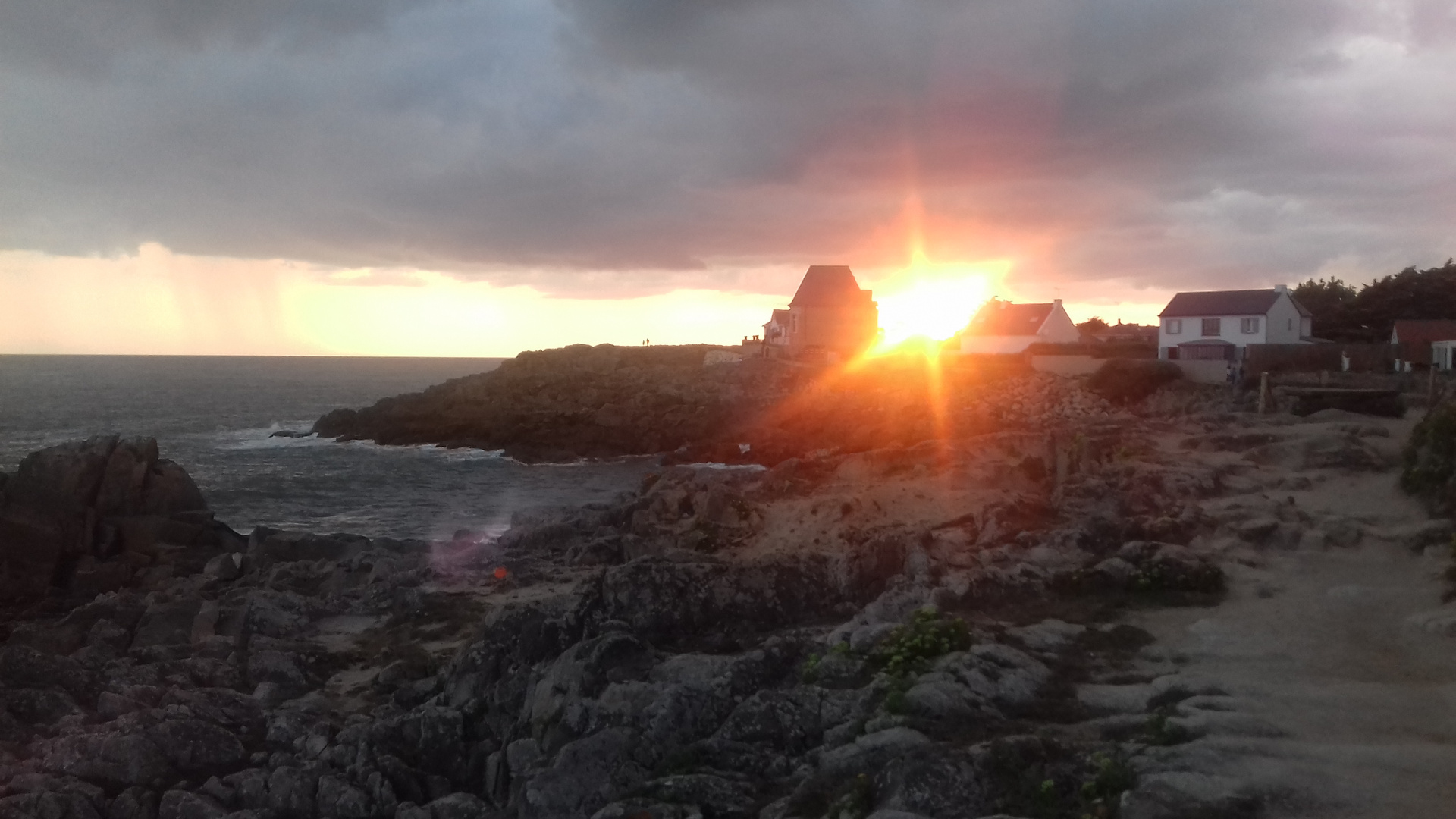 Coucher sur l'Océan