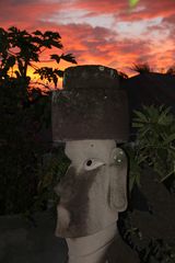 coucher sur rapa nui