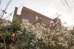 Couillet - Route de Châtelet - Sale des Fêtess-Piscine abandonné - A