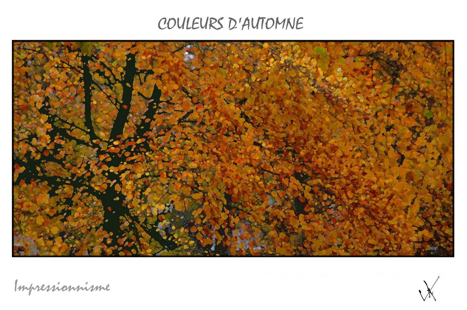 COULEURS D 'AUTOMNE IMP RESIONNISME IMPRIMABLE