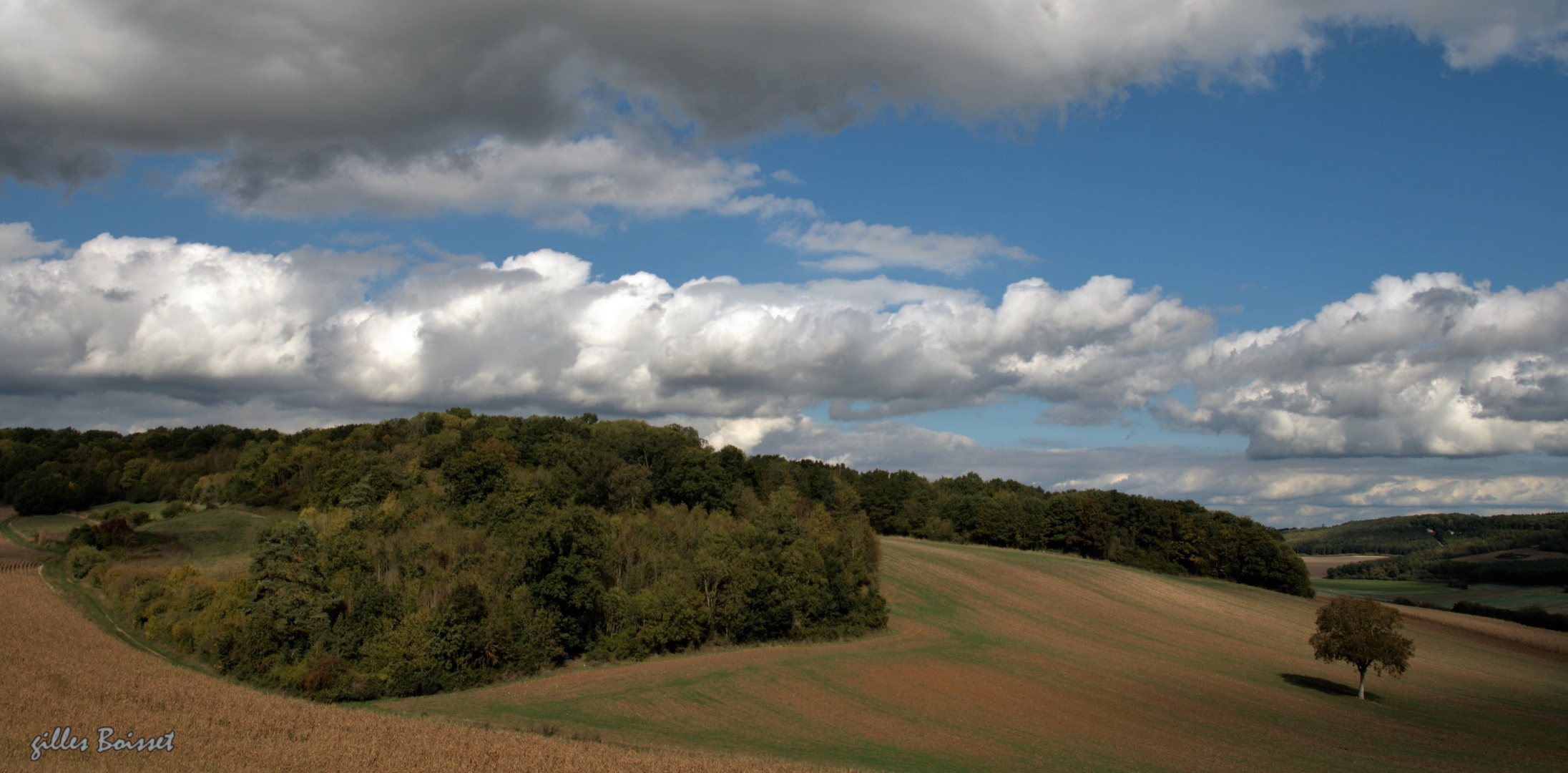 Couleurs d'automne dans la campagne du Vexin normand