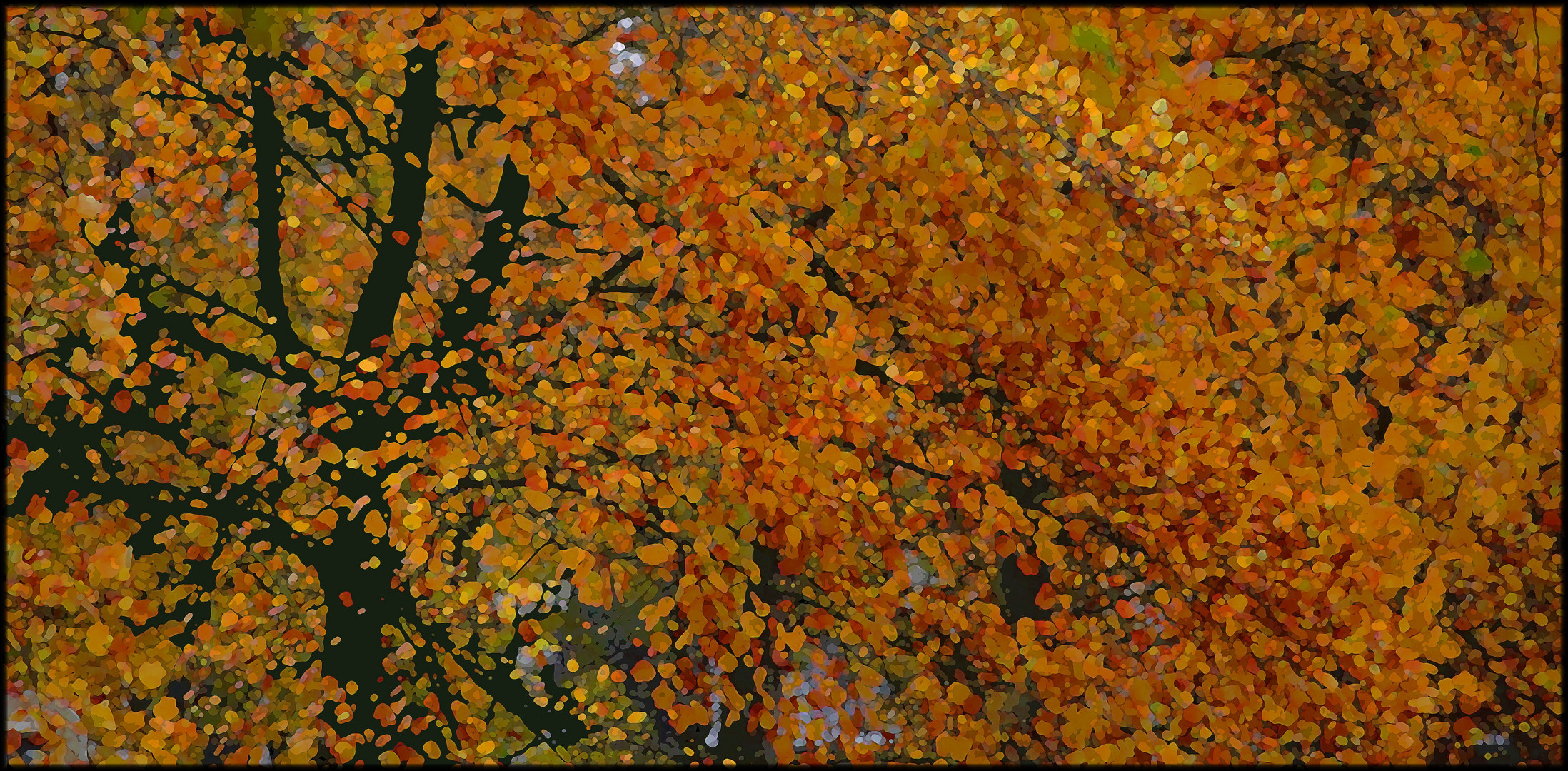 COULEURS D'AUTOMNE IMPRESSIONNISME ORIGINAL JPEG