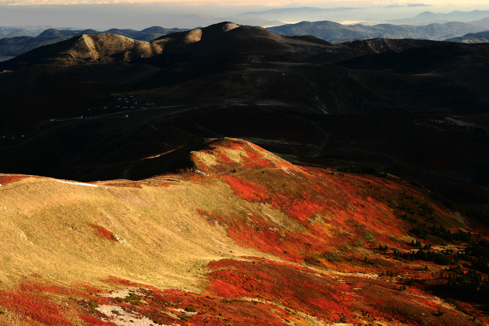 Couleurs d'automne sur le Tarbésou