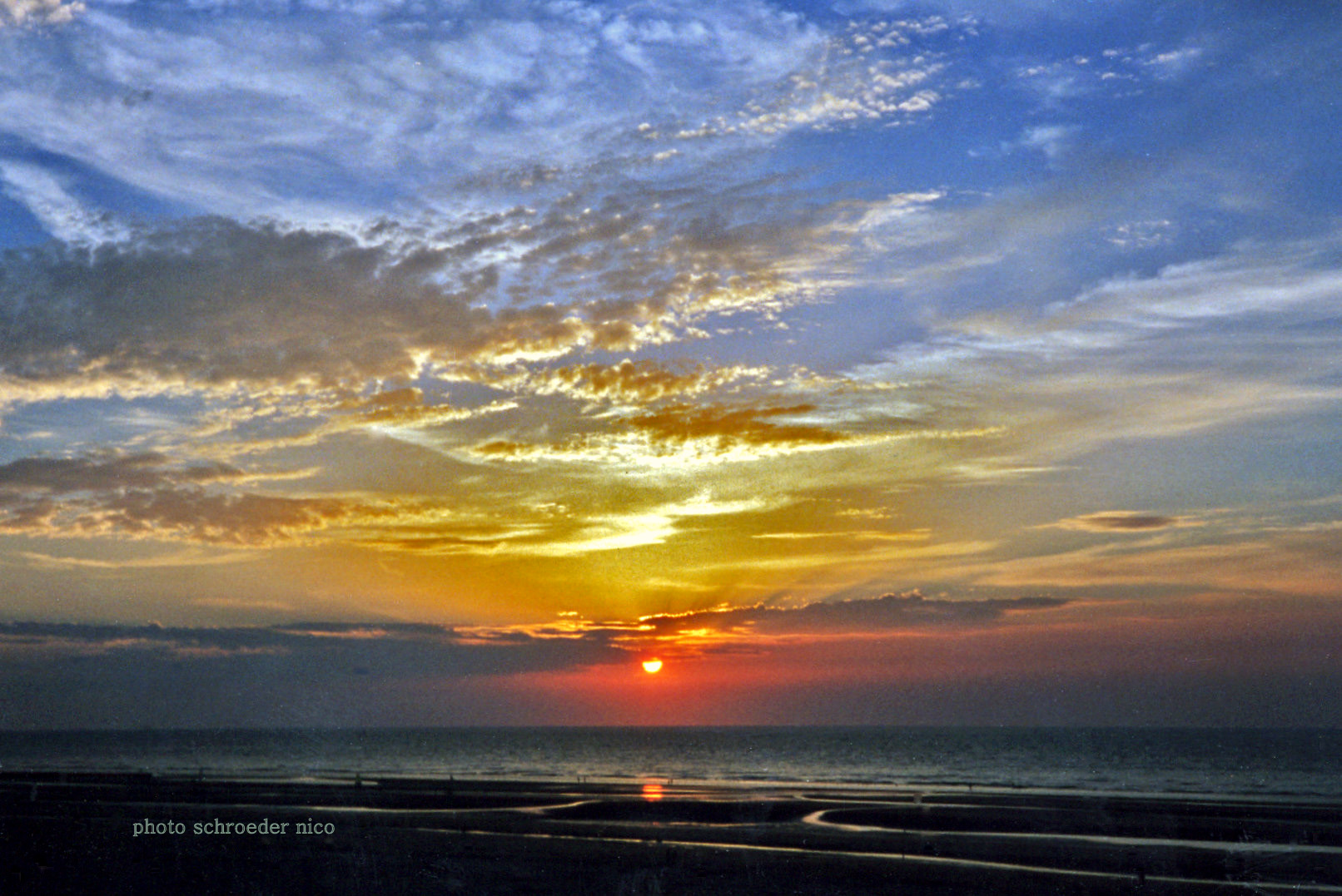 couleurs dégradées beim Sonnenuntergang