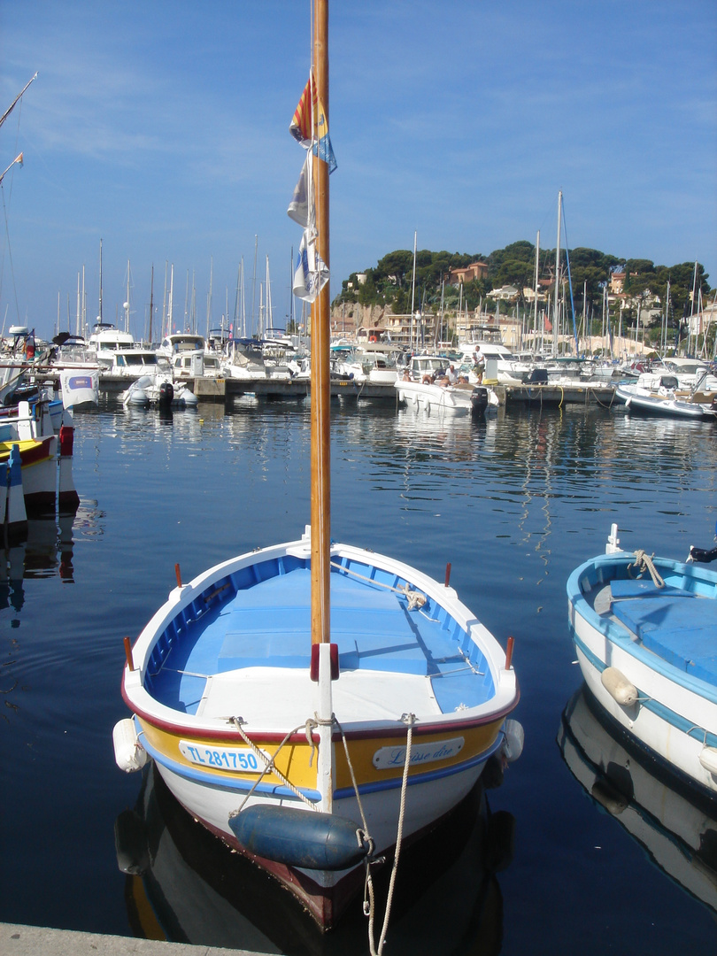 couleurs des pointus sous le soleil d'été