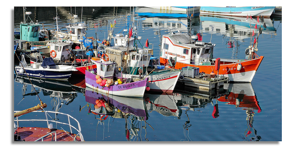 Couleurs d'octobre sur Concarneau .