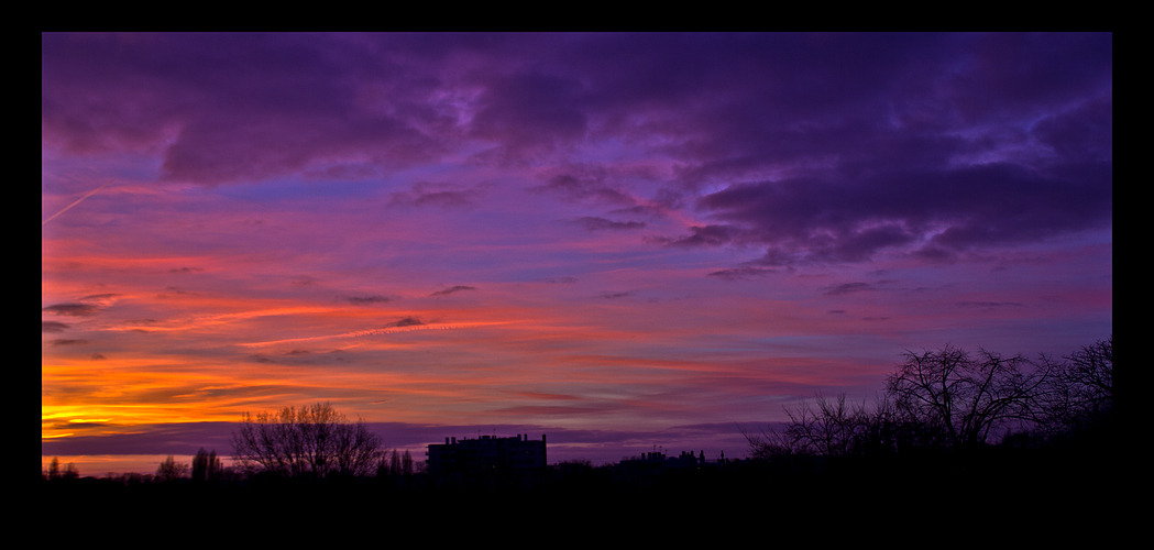 Couleurs du ciel .