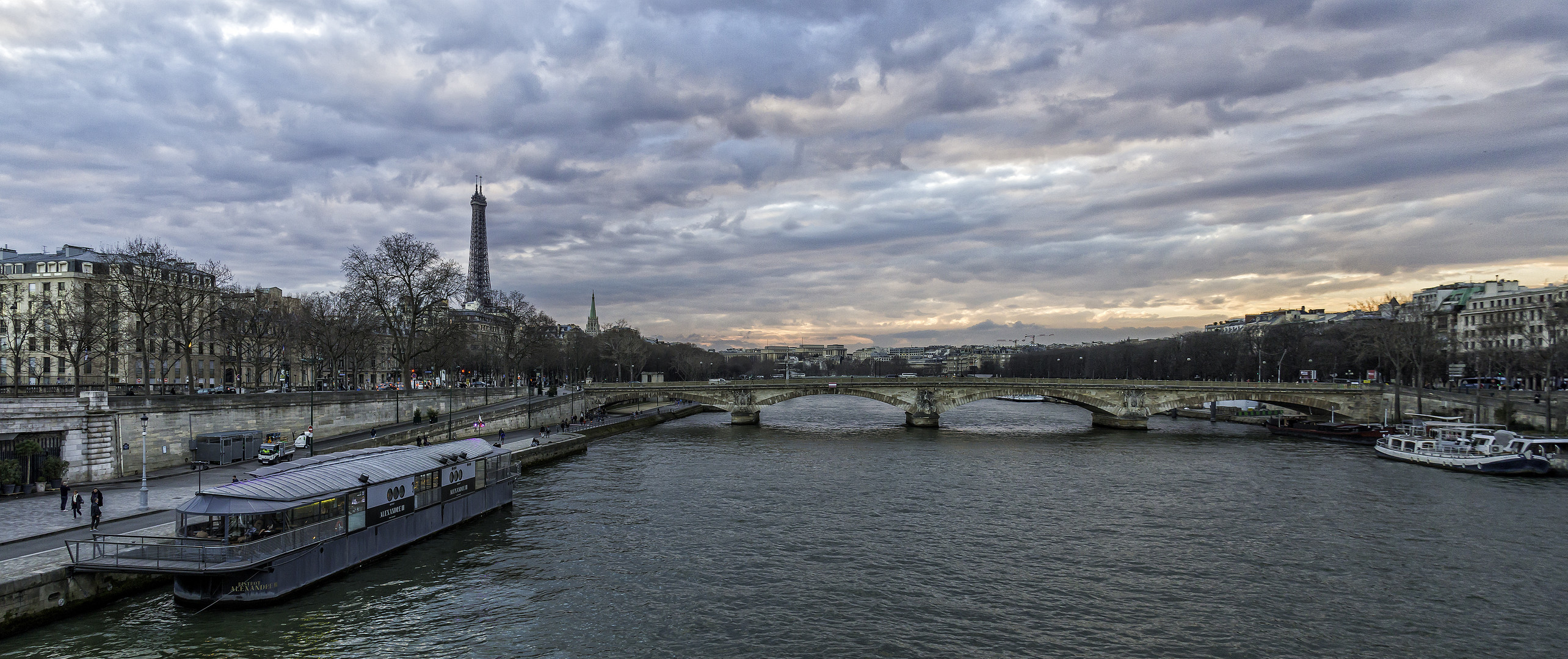 couleurs du soir sur la Seine