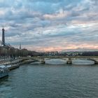 couleurs du soir sur la Seine