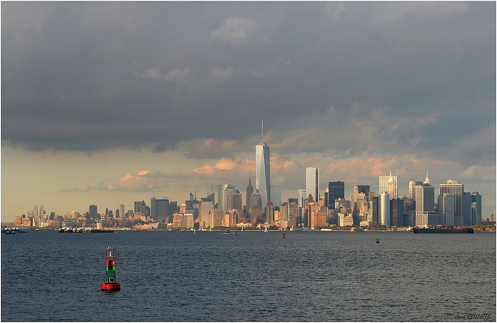 Couleurs du soir sur Manhattan.