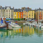 Couleurs et reflets sur le port de Dieppe