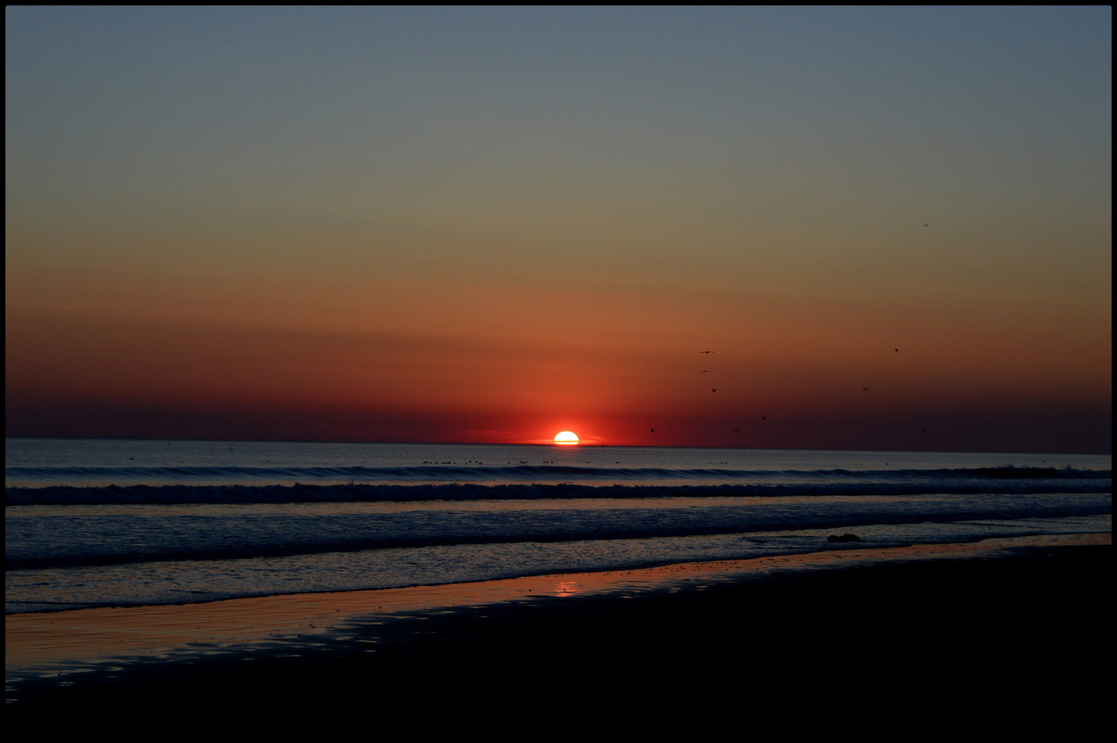 Couleurs intenses un soir de septembre en vendée