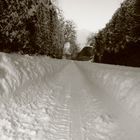 Couloir de neige ...