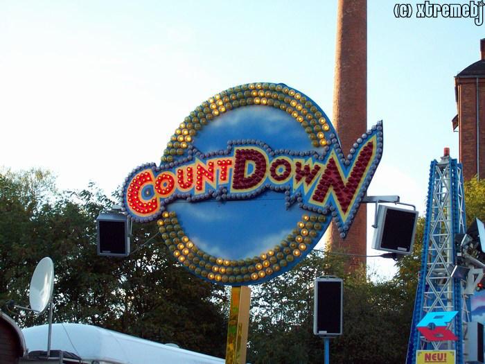 Countdown Schild