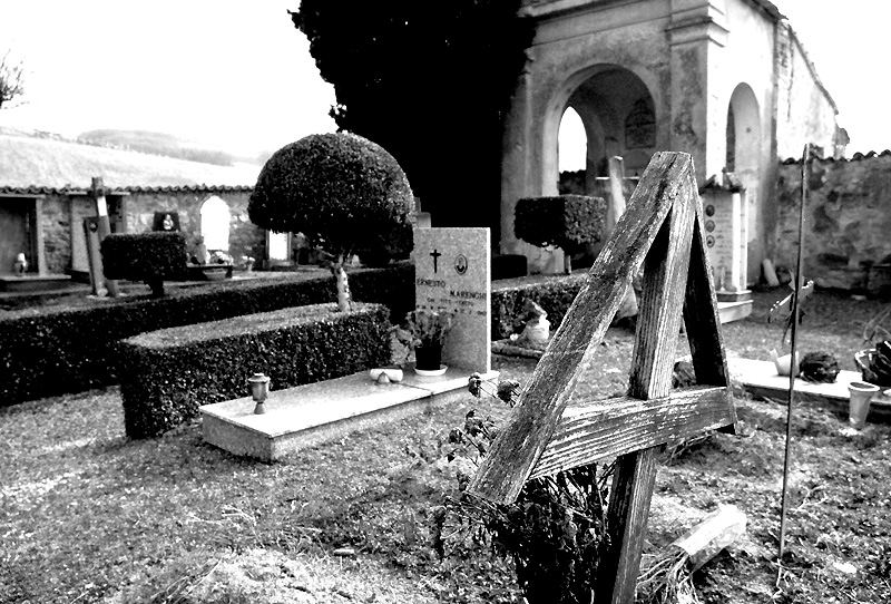 Country churchyard