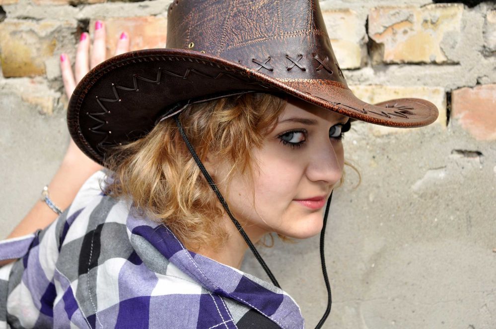 Country Girl Erika. Der Blick.