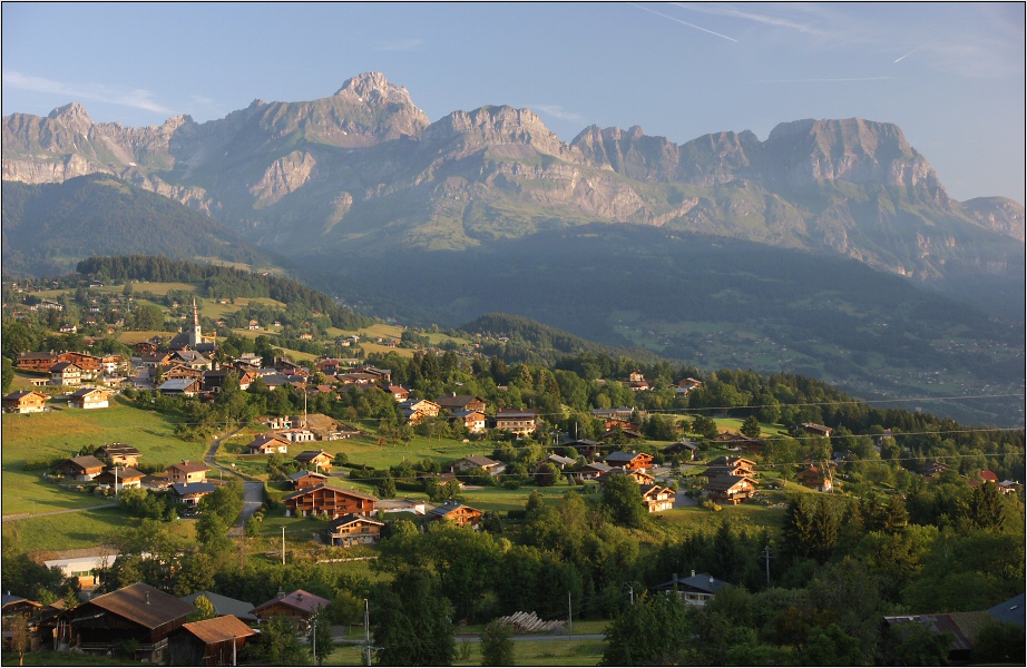 Country view near Megeve