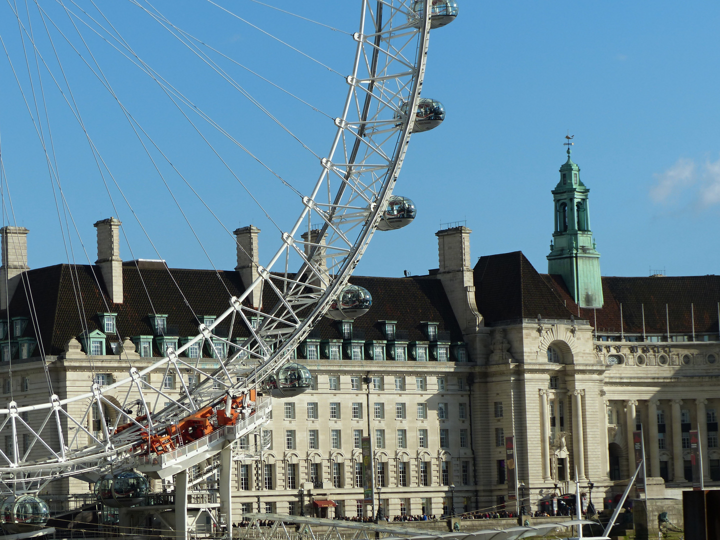 County Hall und London Eye