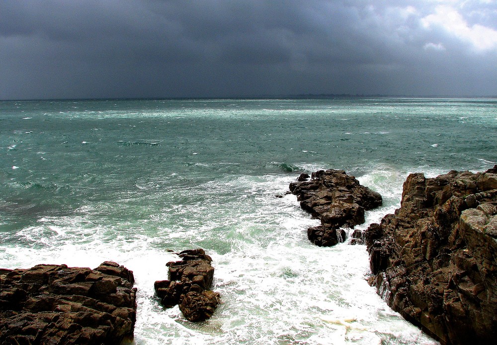 Coup de vent à la pointe de Combrit