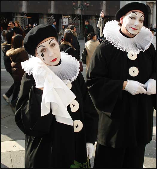 Couple de Pierrot - Venise 2007