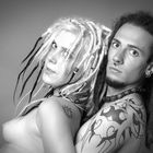 Couple dreadlocks tatouages.....