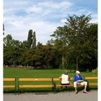 Couple in the Park (colour)