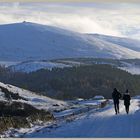 couple walking in the college valley