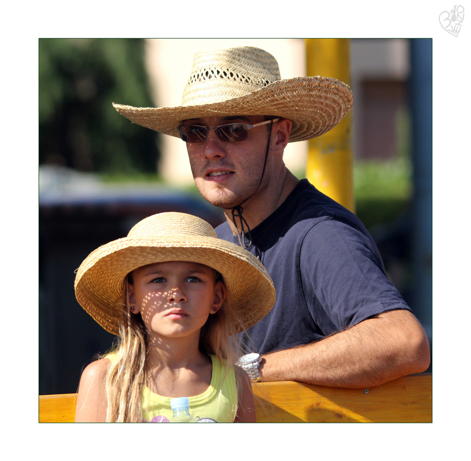 - Couple with hat -