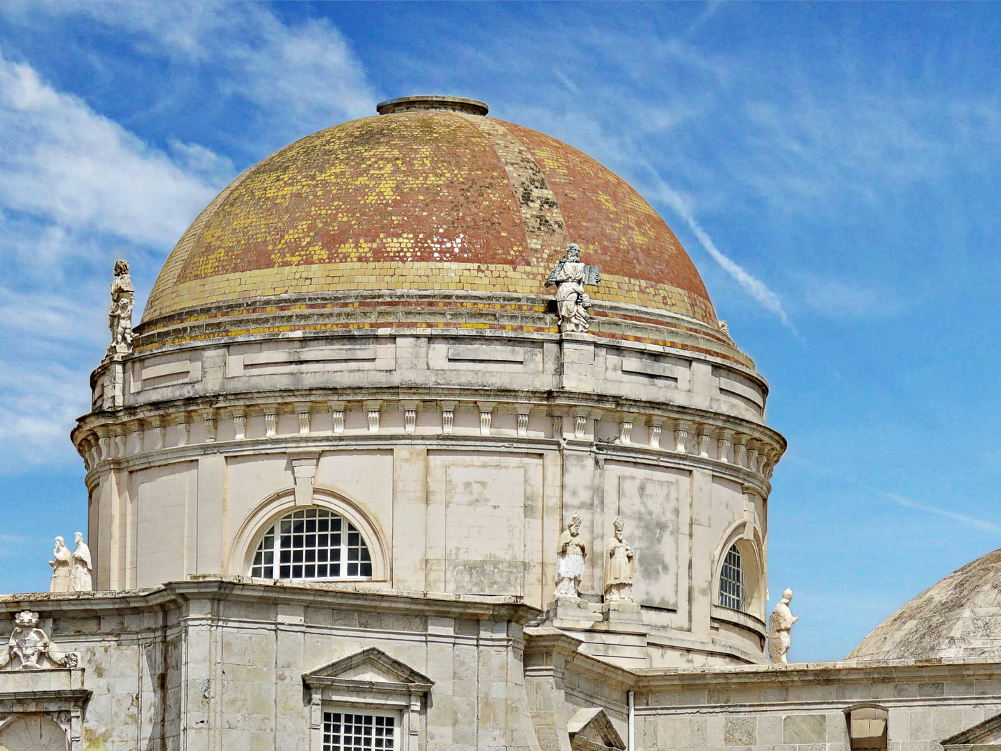 Coupole de la cathédrale de la Sta Cruz (Cupula amarilla")