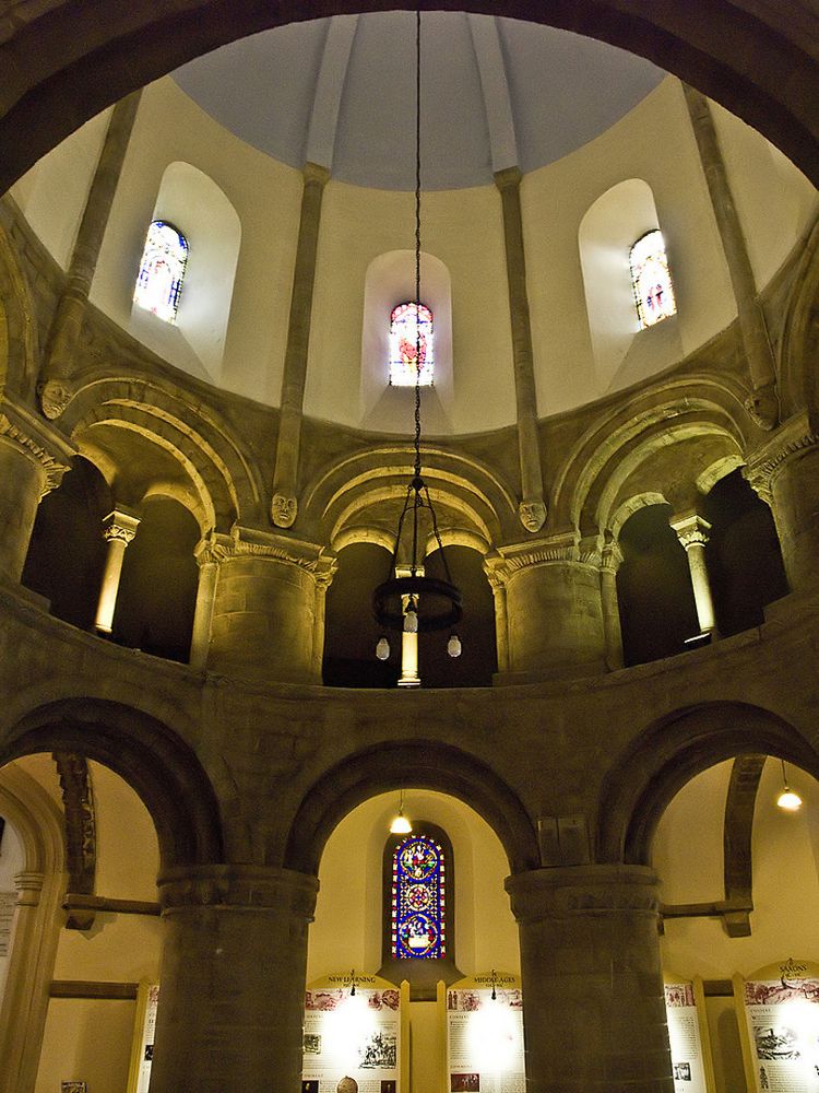 Coupole intérieure de l’Eglise Ronde du Saint-Sépulcre  -  Cambridge  