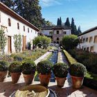 Cour et jardin du palais de la Generalife