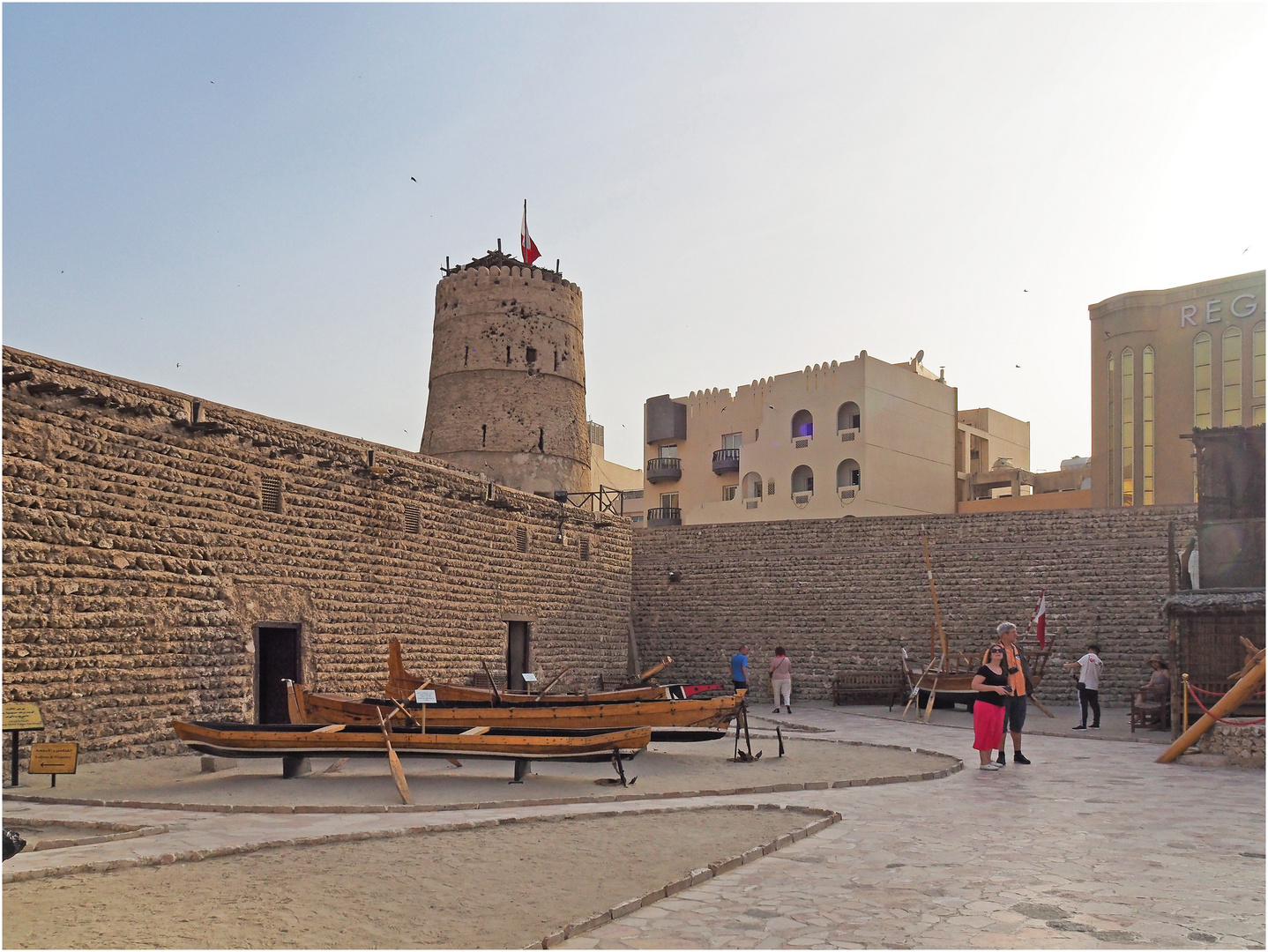 Cour intérieure du Musée de Dubaï