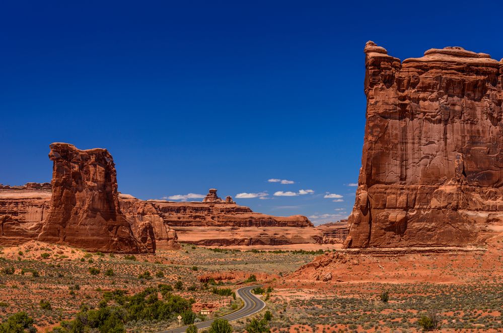Courthouse Towers 1, Arches NP, Utah, USA