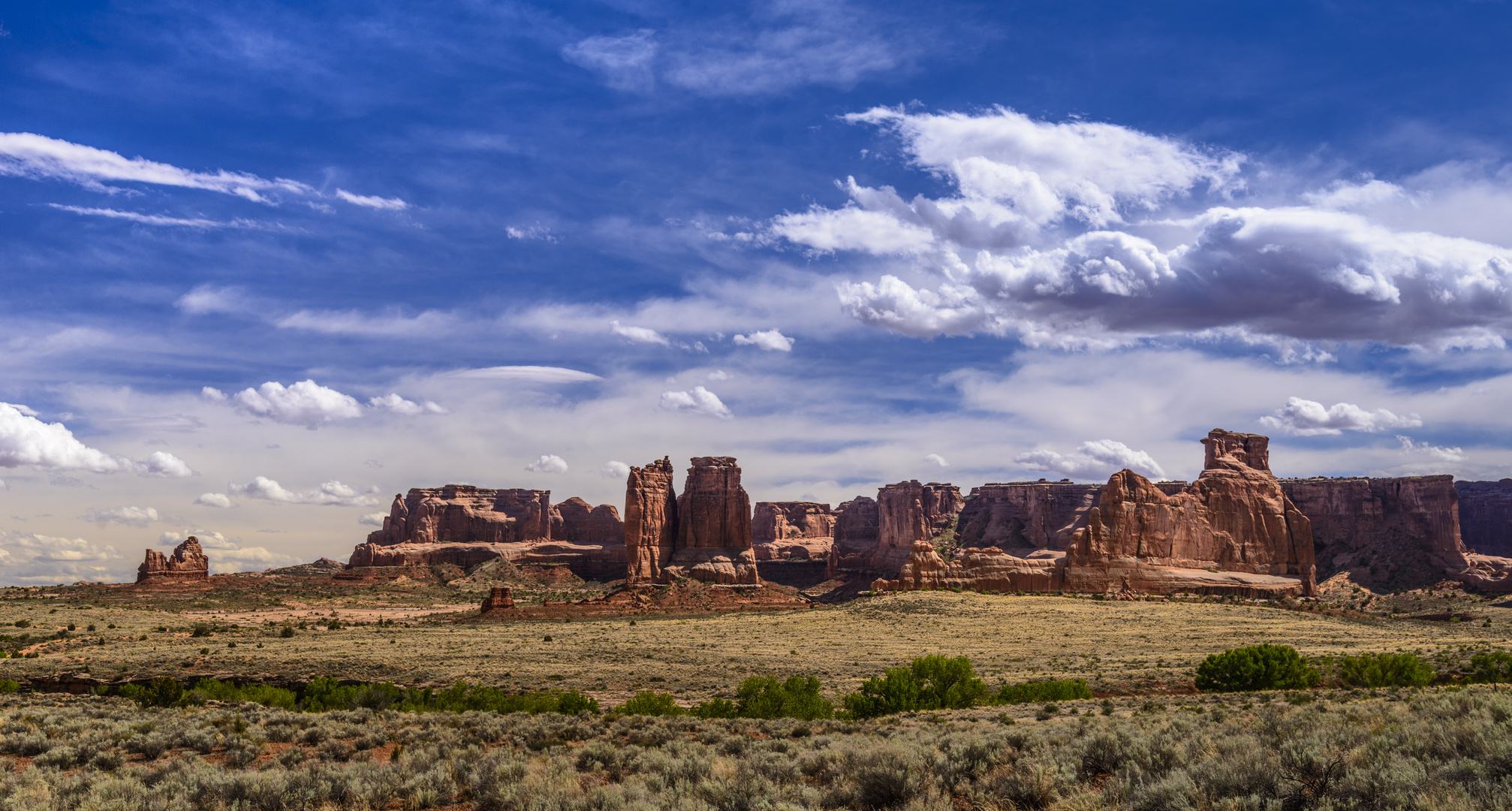 Courthouse Towers 2, Arches NP, Utah, USA