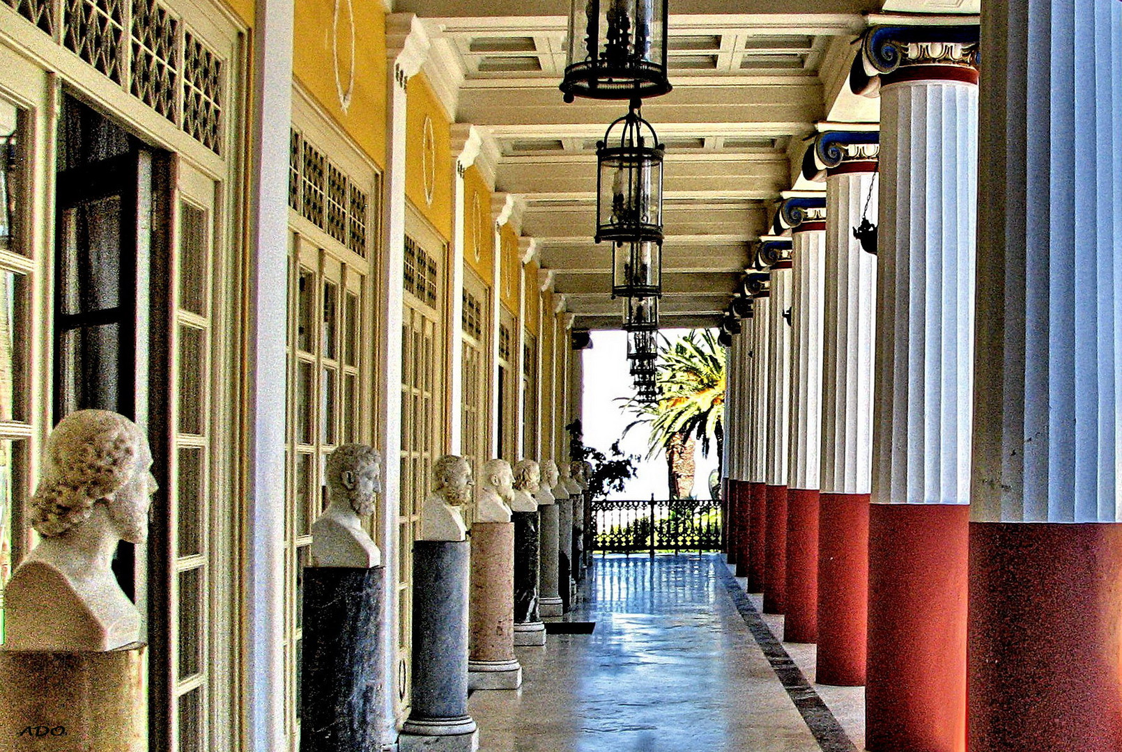 Courtyard of the Achilleion