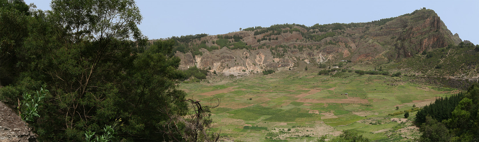 Covakrater auf Santo Antão (Kapverdische Inseln in Afrika)