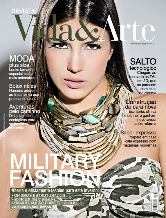 Cover Revista Vida & Arte 64° Maio 2010