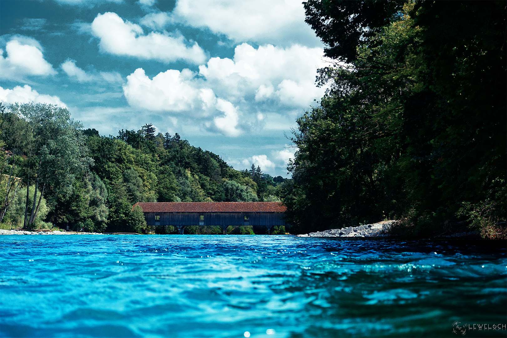 Covered Timber Bridge