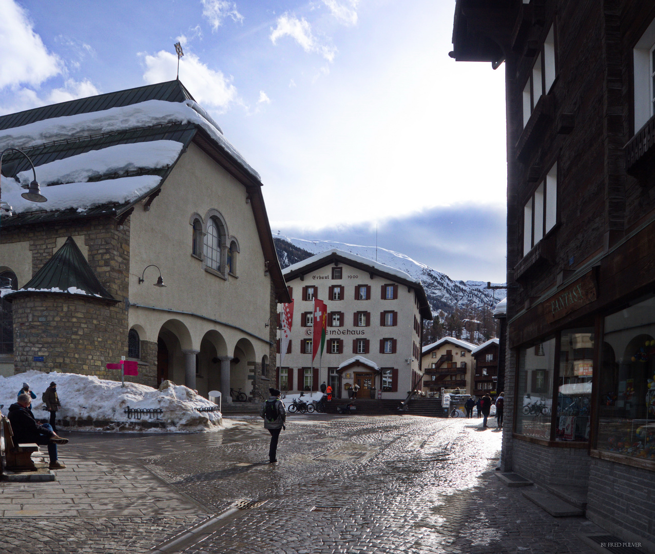 Covid-Stimmung in Zermatt ...