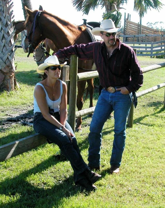 cowboy and cowgirl