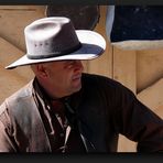 Cowboy in a gray hat