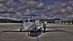 Cowboy (Uli) & Pferd (Cessna Citation Mustang C510)