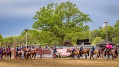 Cowboys lineup for the Rodeo